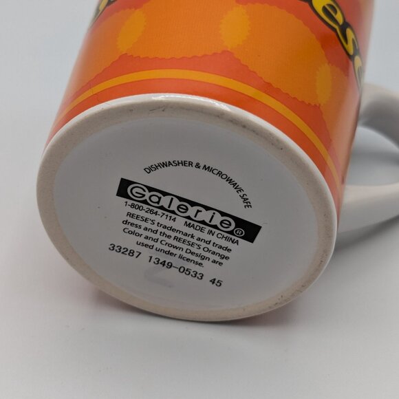 Reese's Orange & White Mug - 4.5" Galerie Brand - Picture 7 of 11